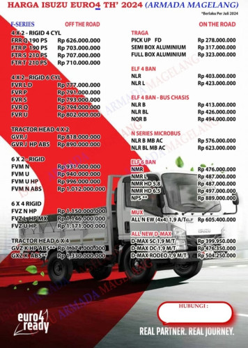 Dapatkan harga dan pelayanan terbaik dari Isuzu Magelang